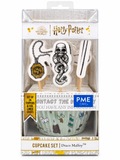 PME Harry Potter Cupcake szett – Draco Malfoy kiadás (24 db kapszli és 24 db pálcikás dísz)