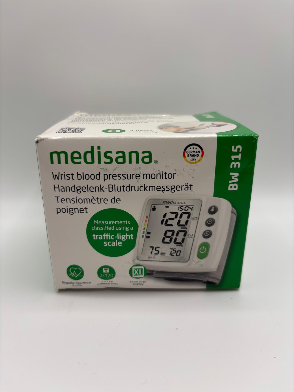 Elektronikus vérnyomásmérő Medisana BW 315 -csuklóra-