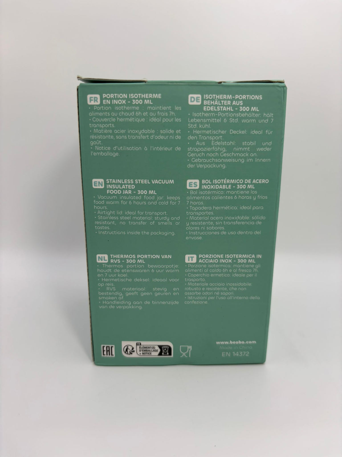 Béaba Thermo-Portion rozsdamentes acél ételtermosz – 300 ml
