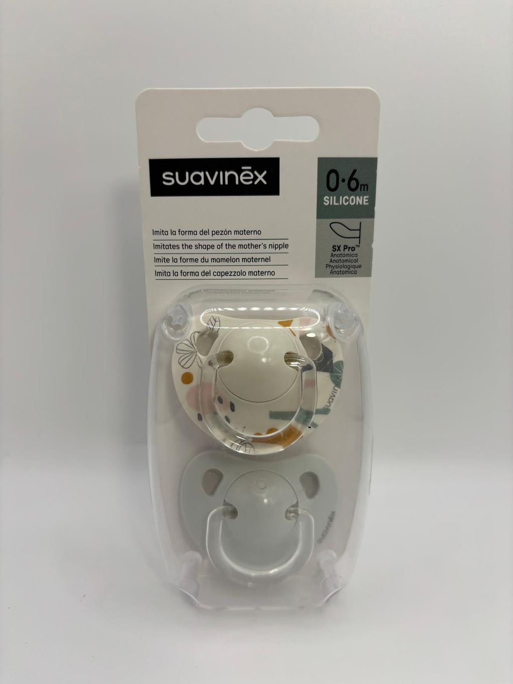 Suavinex anatómiai szilikon cumi, 0–6 hónapos korig, 2 db-os szett ( Ár : 1.500 Ft )
