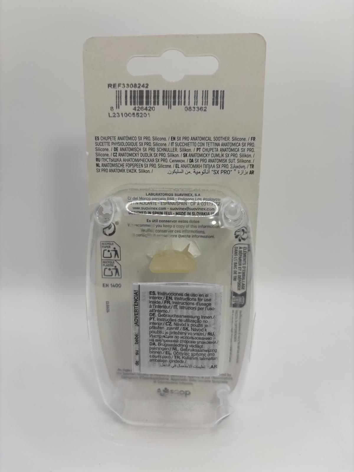 Suavinex anatómiai szilikon cumi, 0–6 hónapos korig, 2 db-os szett ( Ár : 1.500 Ft )