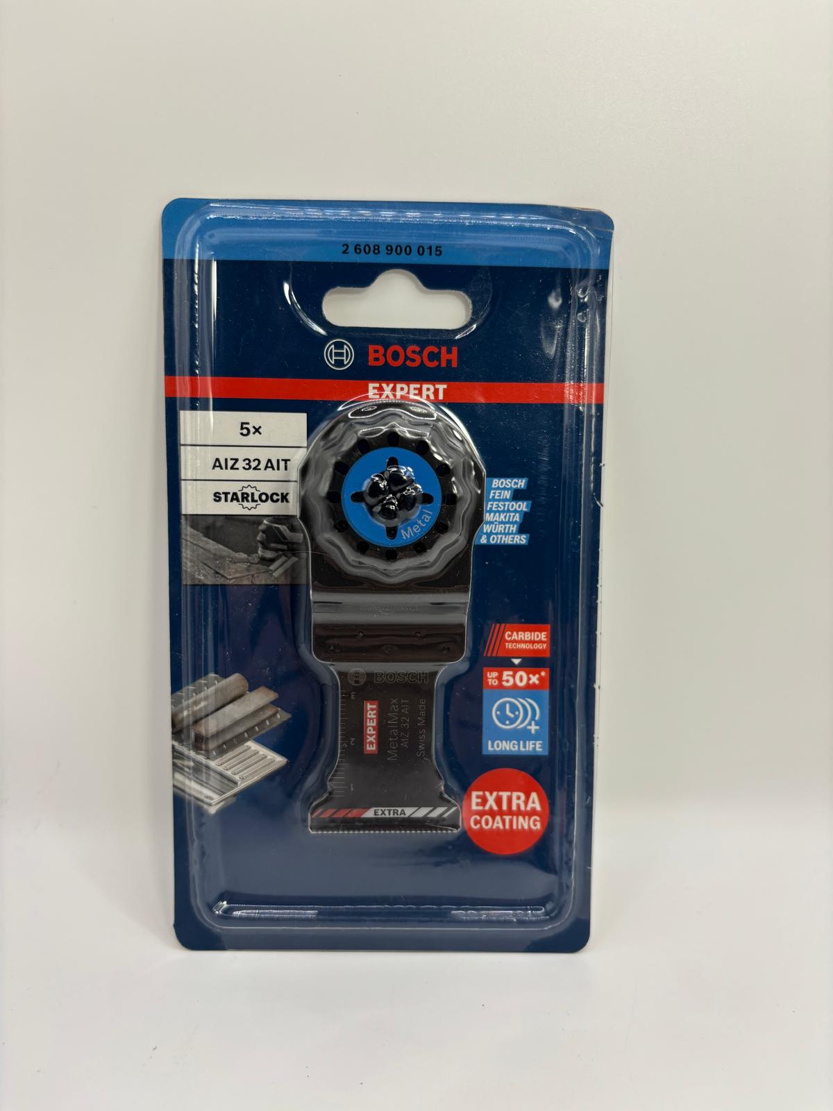 Bosch Expert AIZ 32 AIT MetalMax Carbide merülőfűrészlap – 5 db-os készlet