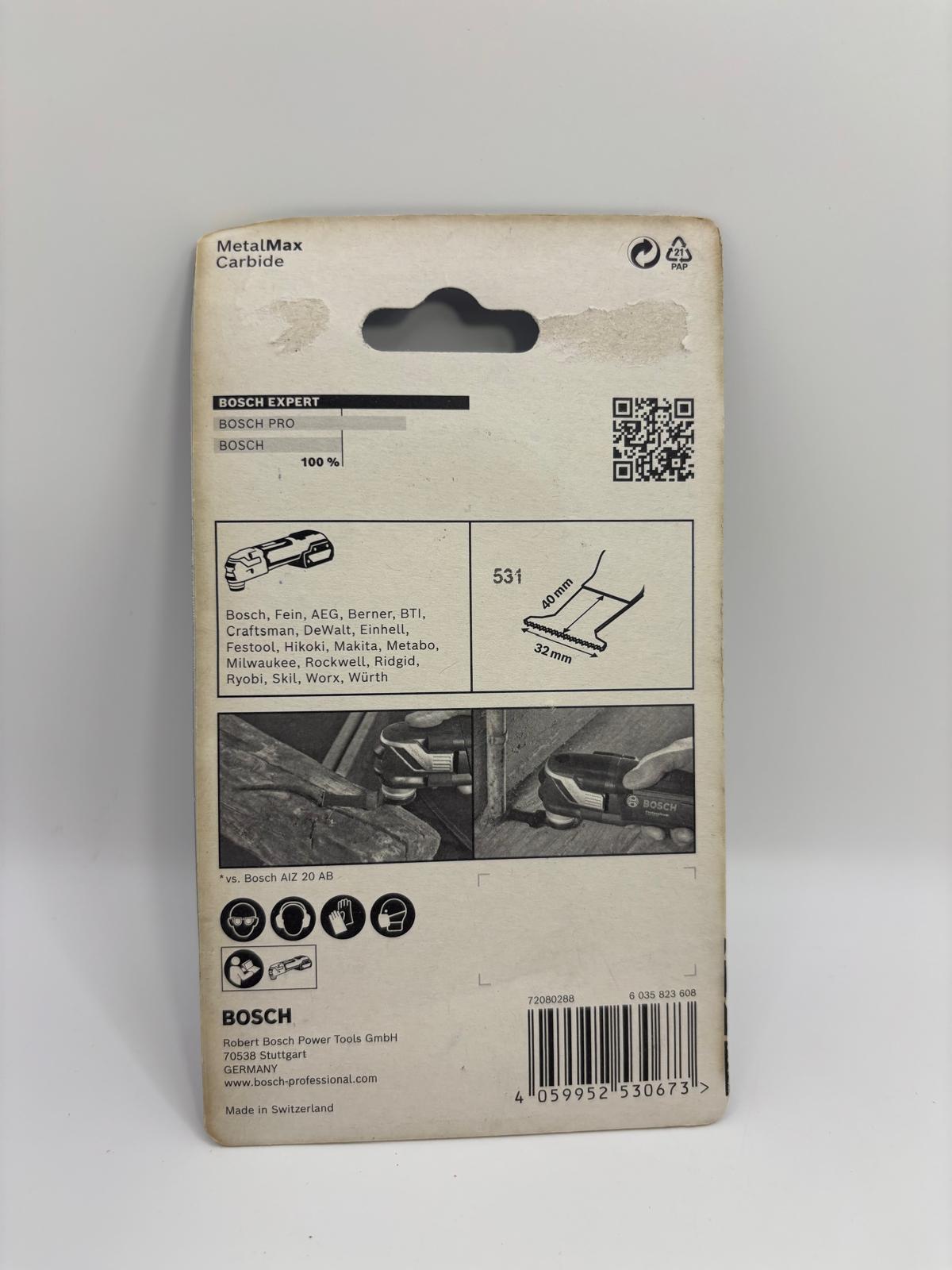 Bosch Expert AIZ 32 AIT MetalMax Carbide merülőfűrészlap – 5 db-os készlet