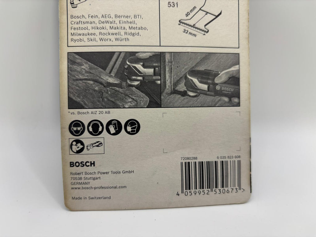 Bosch Expert AIZ 32 AIT MetalMax Carbide merülőfűrészlap – 5 db-os készlet
