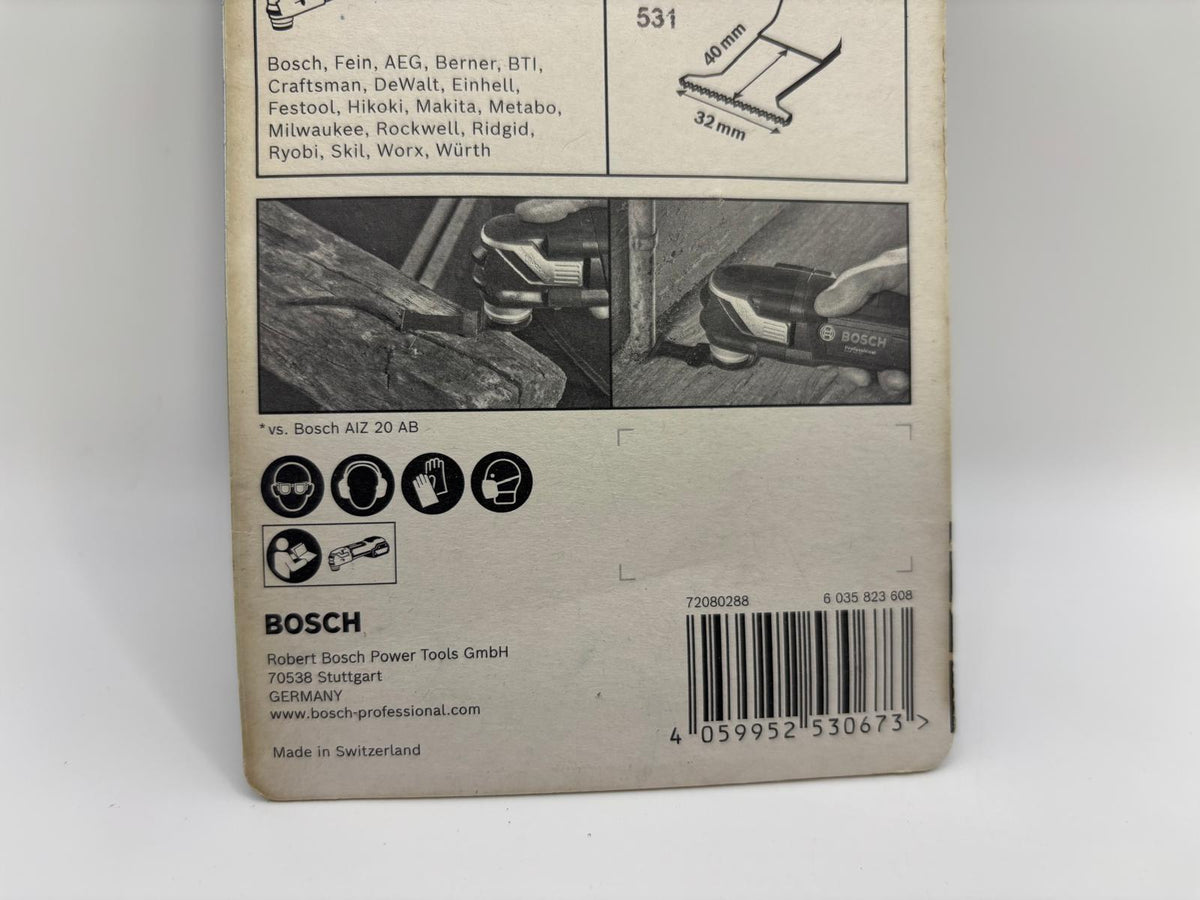 Bosch Expert AIZ 32 AIT MetalMax Carbide merülőfűrészlap – 5 db-os készlet