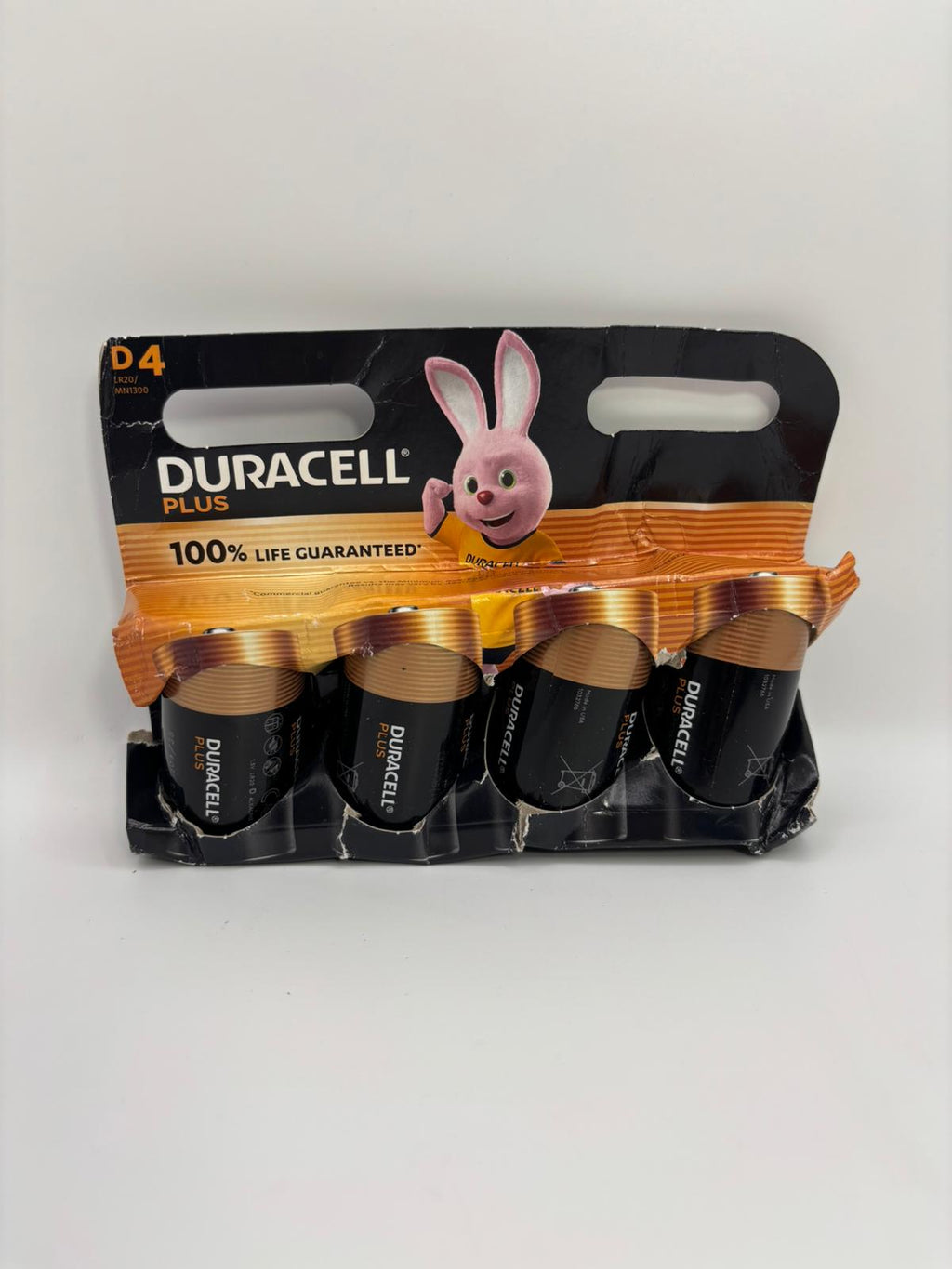 Duracell Plus D góliát elem LR20 / MN1300 1.5V alkáli – 4 db-os csomag