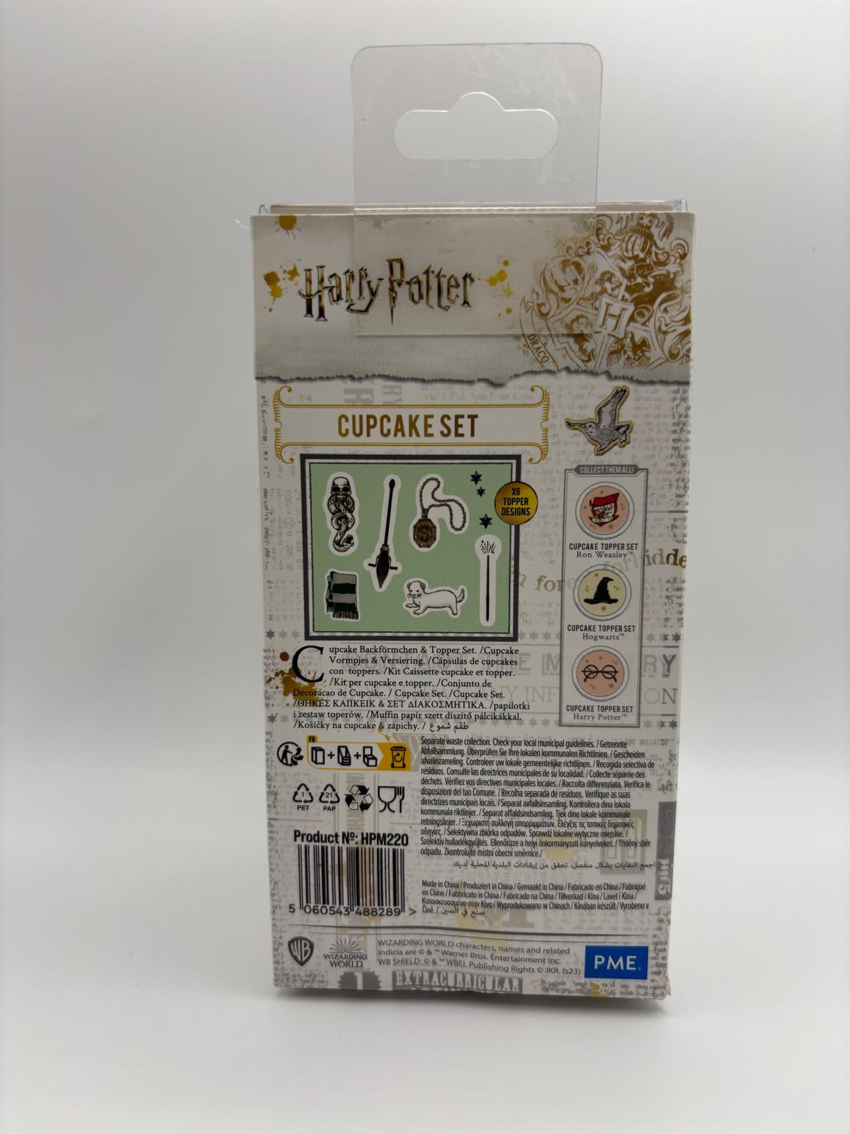 PME Harry Potter Cupcake szett – Draco Malfoy kiadás (24 db kapszli és 24 db pálcikás dísz)