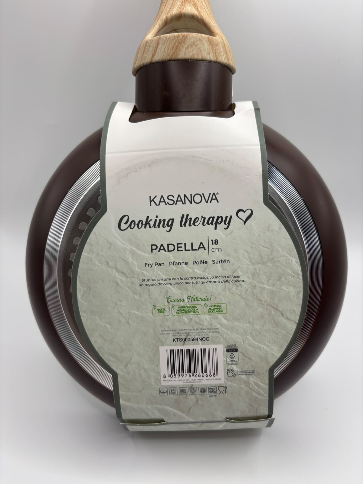 Kasanova Cooking Therapy tapadásmentes serpenyő – 18 cm