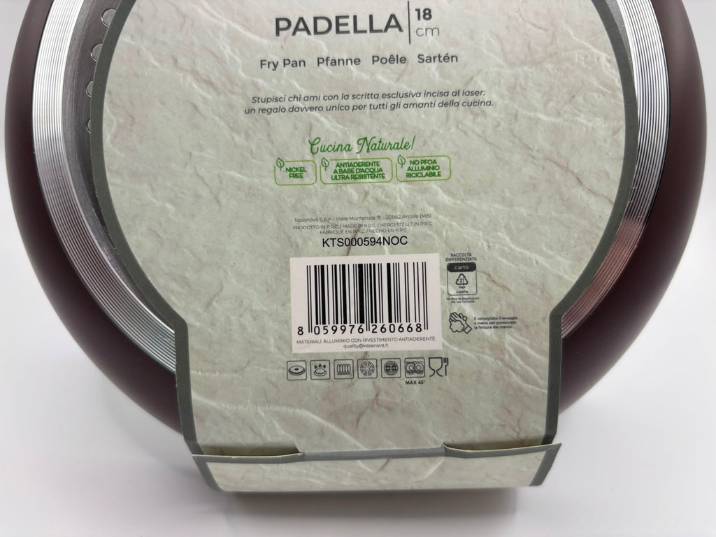 Kasanova Cooking Therapy tapadásmentes serpenyő – 18 cm