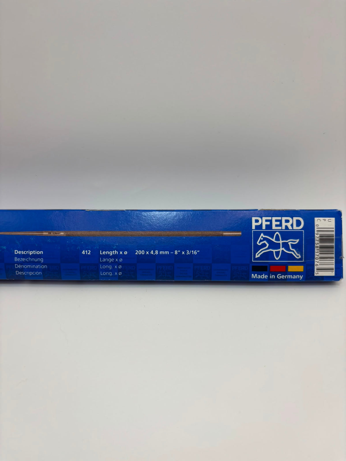 PFERD láncfűrész élező reszelő készlet – 4,8 mm x 200 mm (412-es típus), 6 db-os csomag
