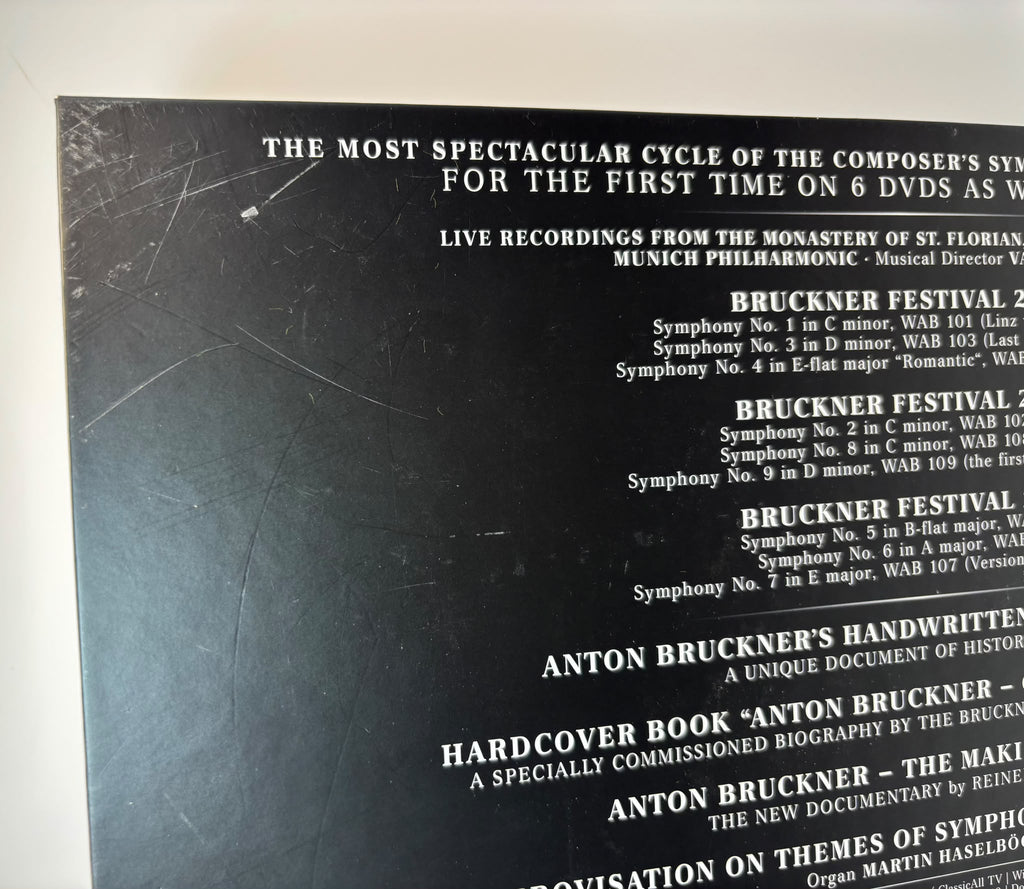 Anton Bruckner: The Symphonies – Valery Gergiev, Munich Philharmonic (Exkluzív díszdobozos gyűjtői kiadás: 6 DVD + 4 Blu-ray + Könyv + Hasonmás melléklet)
