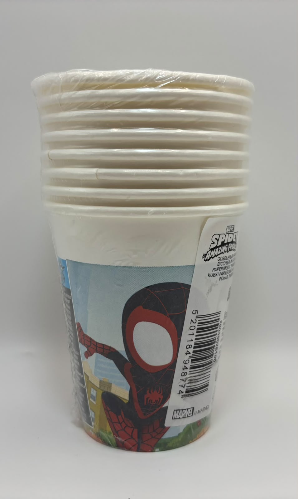 Marvel Spidey and His Amazing Friends parti szett – 8 db papírtányér, 8 db papírpohár, 20 db szalvéta