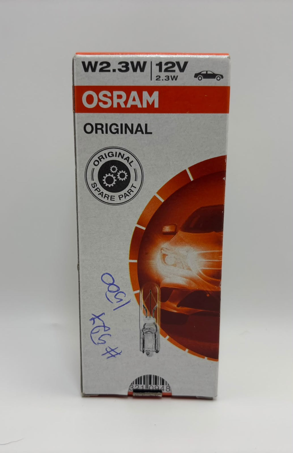 Osram Original W2.3W 12V 2.3W gépjármű izzó készlet (10 db)