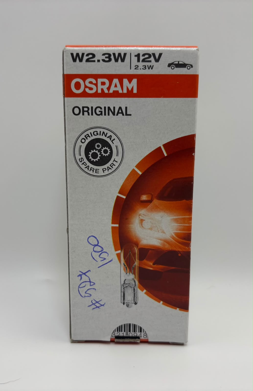 Osram Original W2.3W 12V 2.3W gépjármű izzó készlet (10 db)