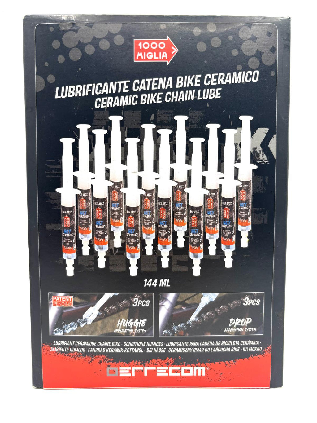 Errecom 1000 Miglia kerámia kerékpárlánc-kenőanyag – 12 × 12 ml