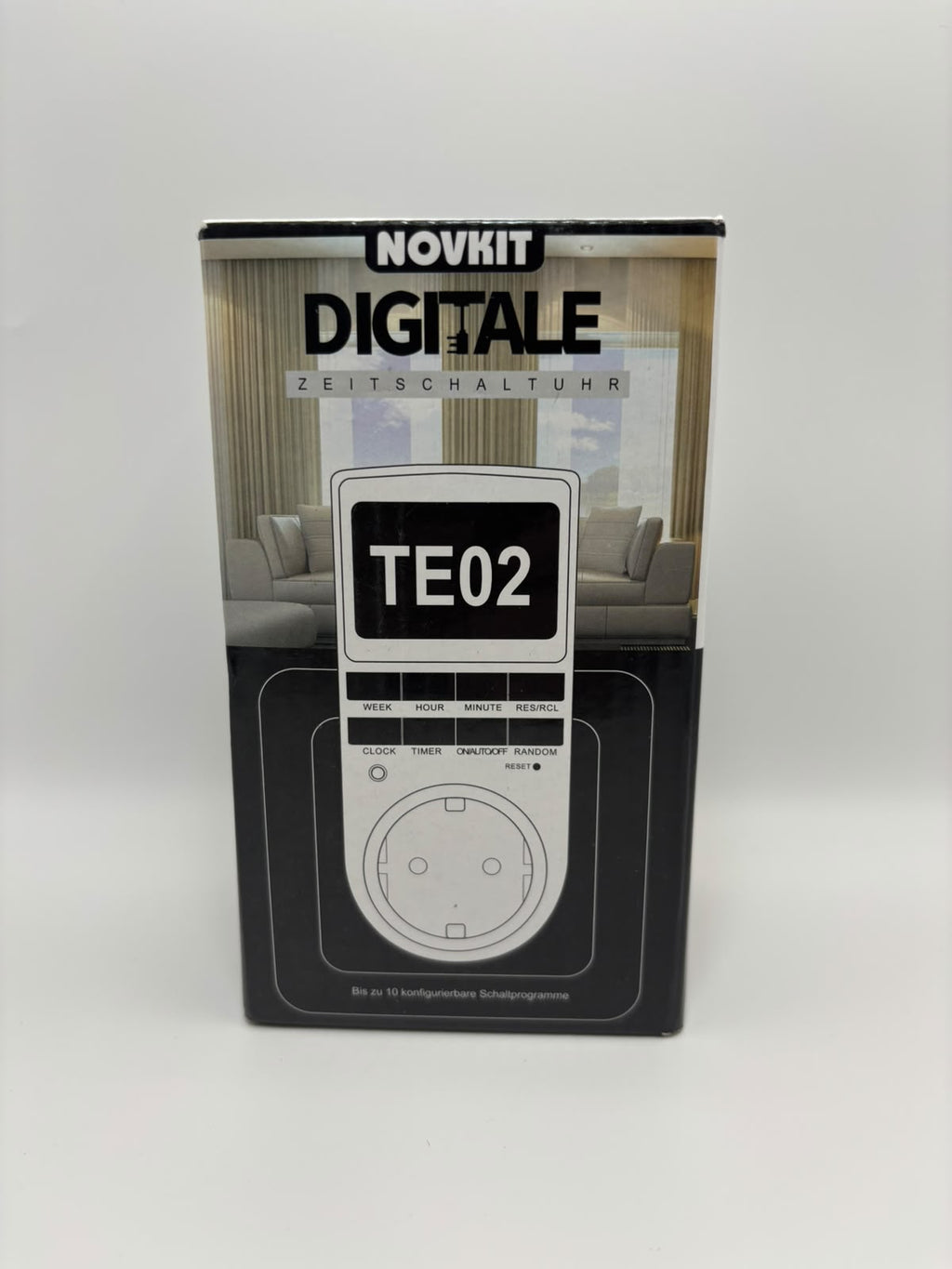 NOVKIT dugaszolható időzítő program – digitális LCD időzítő (1 db)