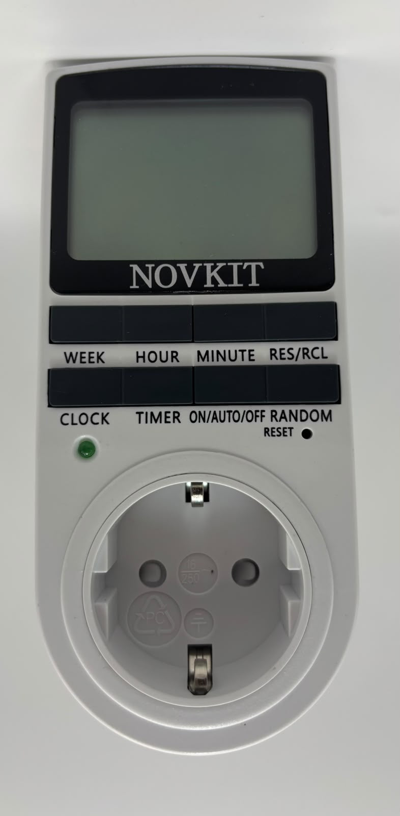 NOVKIT dugaszolható időzítő program – digitális LCD időzítő (1 db)