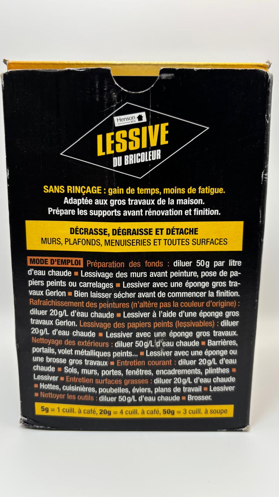 Henson & Co Lessive du Bricoleur Felülettisztító és Zsírtalanító Por 1,4 kg