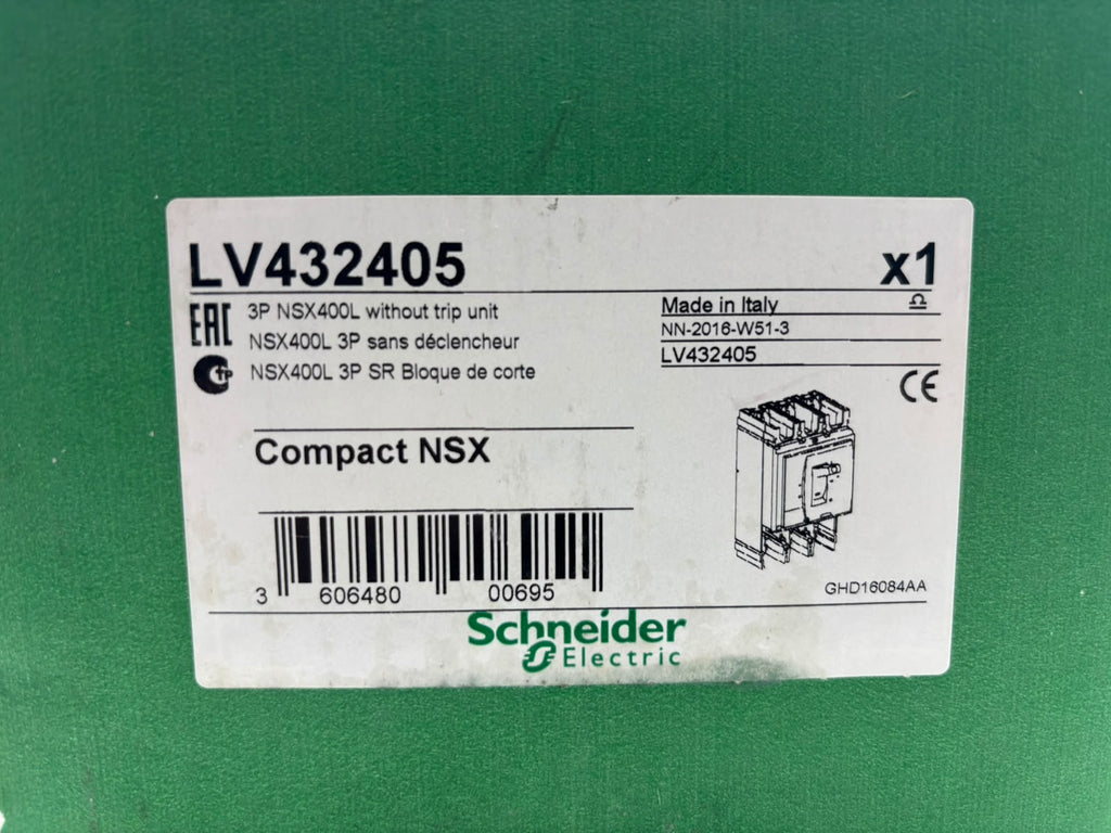 Schneider Electric Compact NSX400L 3P Megszakító Alapegység (LV432405)