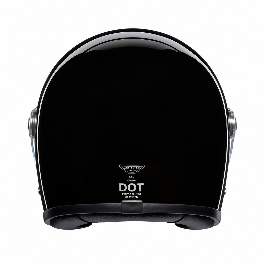 AGV Legends X3000 zárt motoros bukósisak – Fekete (XS)