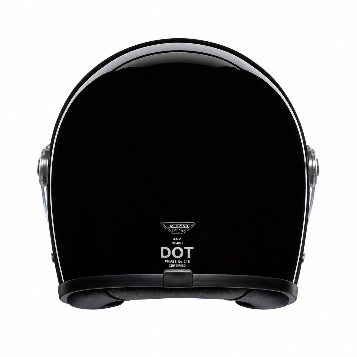 AGV Legends X3000 zárt motoros bukósisak – Fekete (XS)
