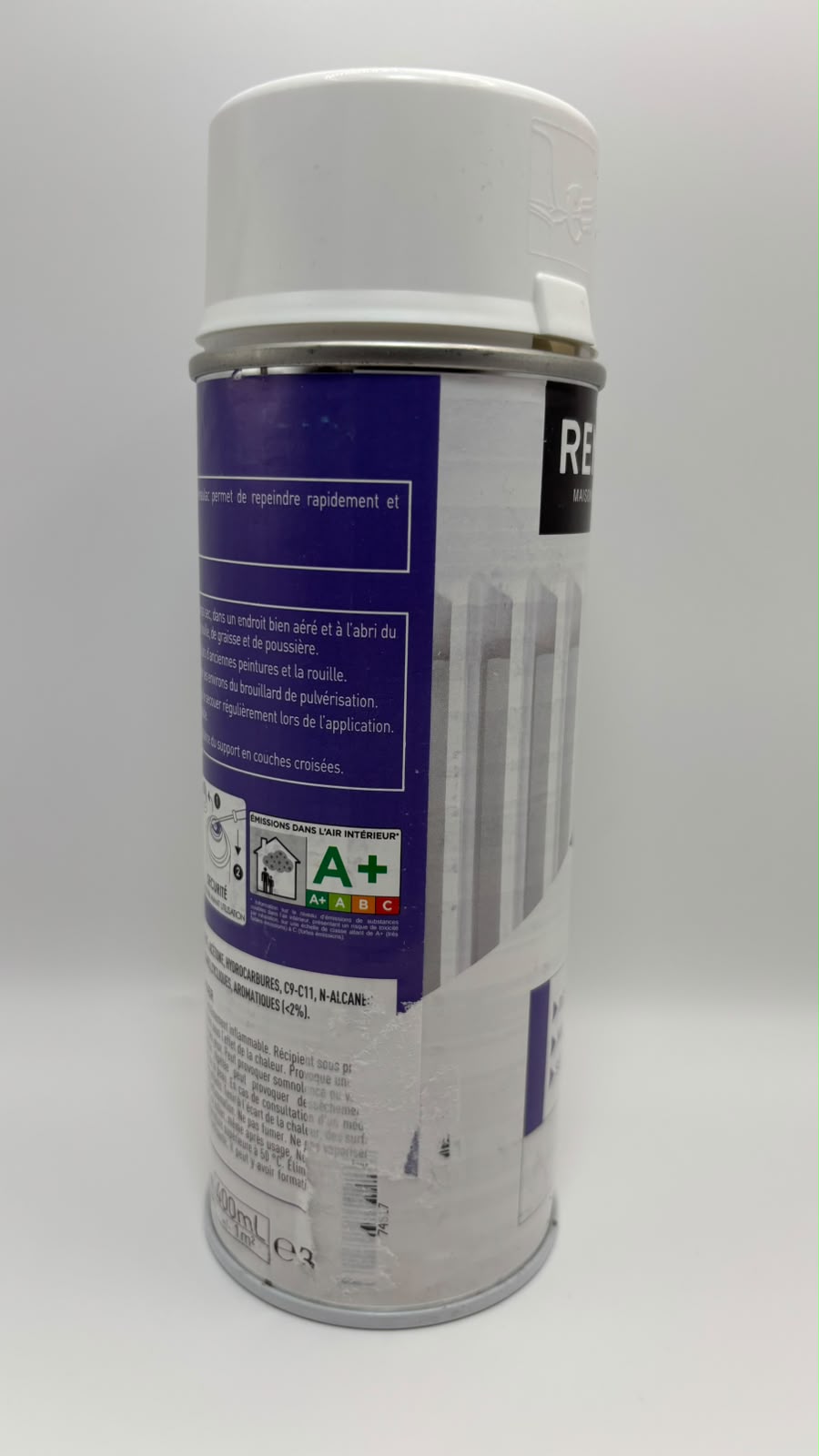 Renaulac radiátorfesték spray – oldalsó nézet
