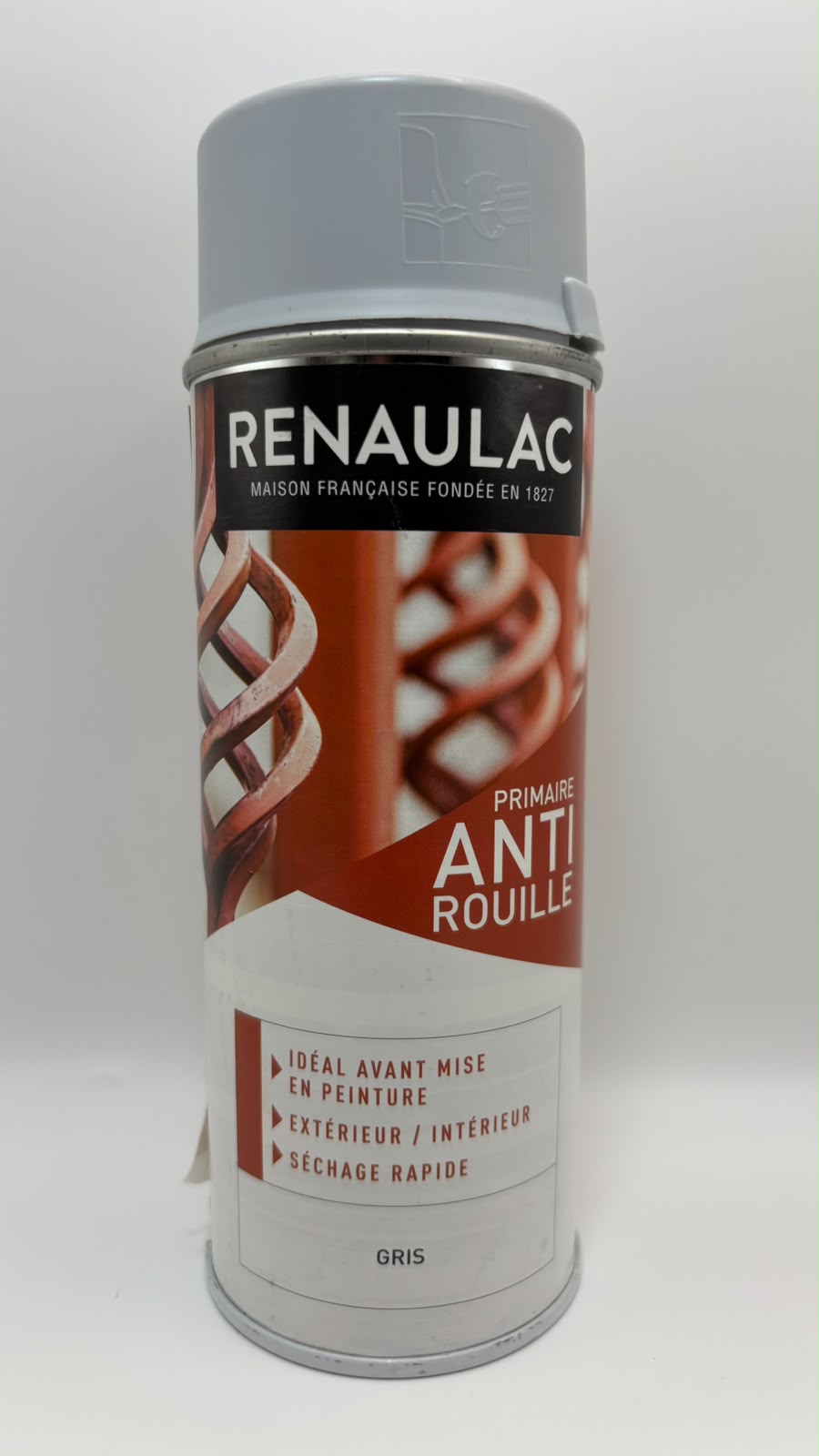 Renaulac rozsdagátló alapozó spray elölnézet