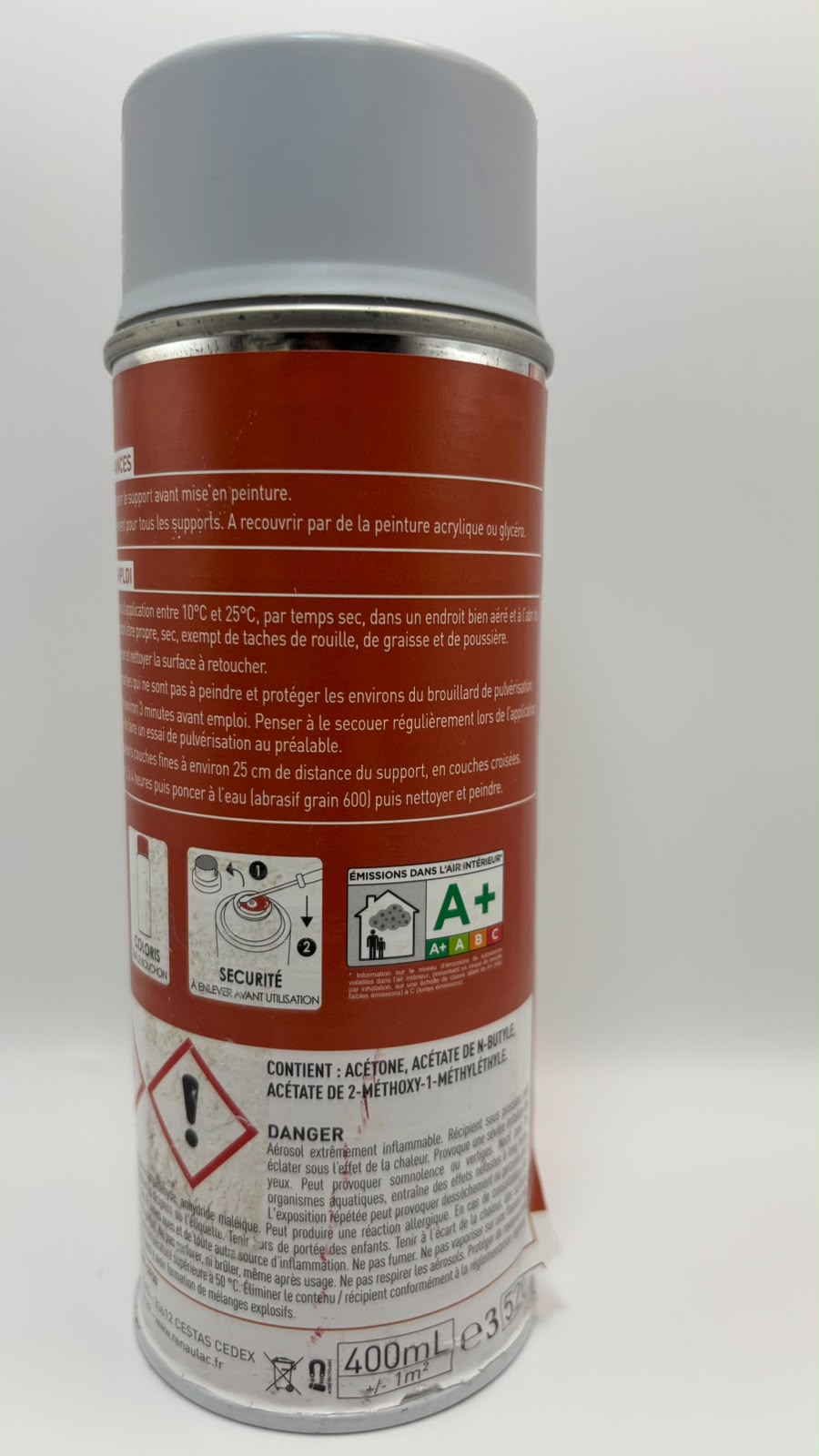 Renaulac rozsdagátló alapozó spray használati információk