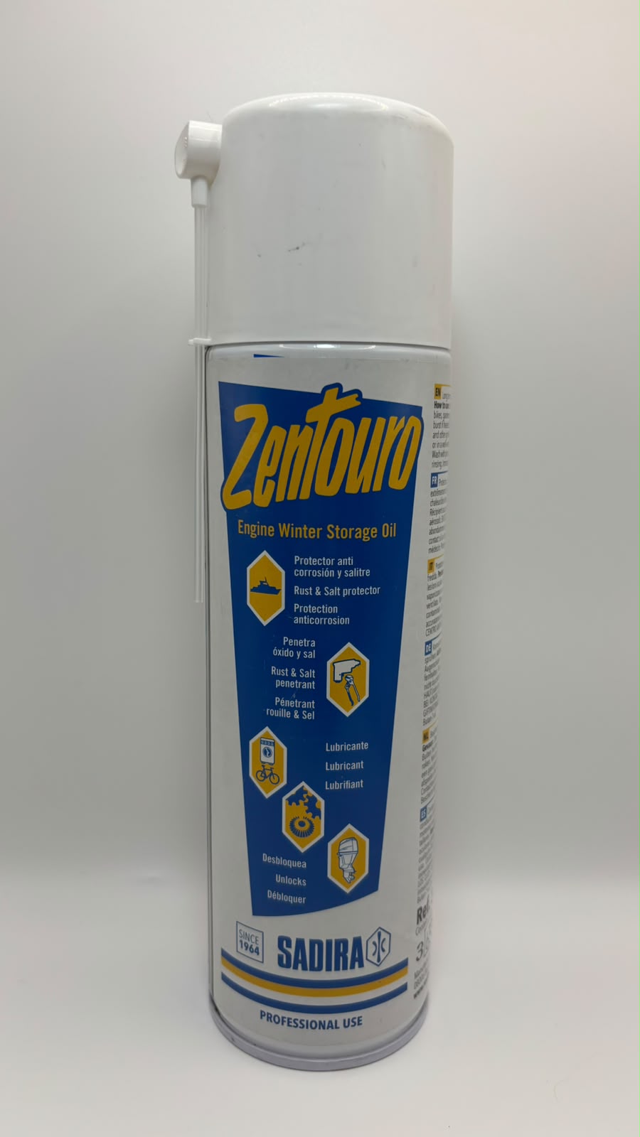 Sadira Zentouro aeroszol elölnézet